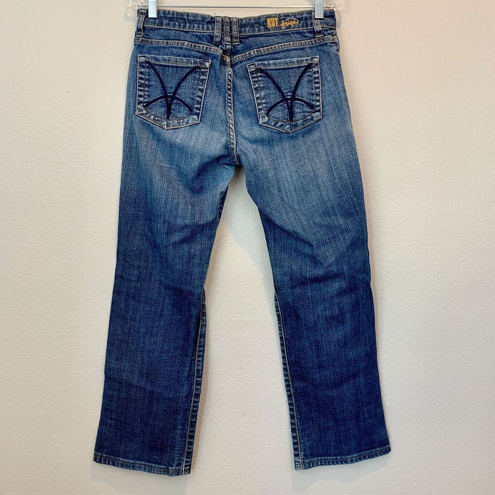 Kut From the Kloth Straight Leg Jeans Womens Size 6 Medium Wash - Picture 9 of 15